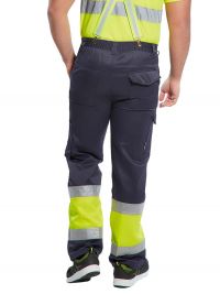 2-colour high-visibility combat trousers